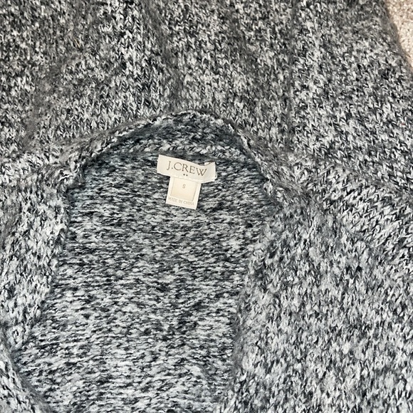 J. Crew Grey Heather Long Open Cardigan Size Small - Picture 3 of 3